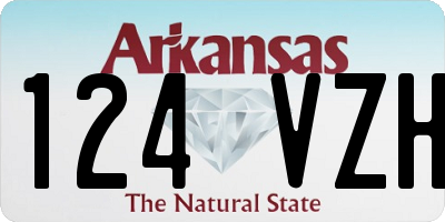 AR license plate 124VZH