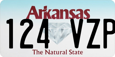 AR license plate 124VZP