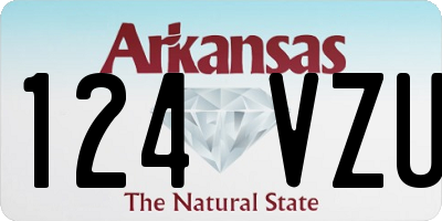 AR license plate 124VZU