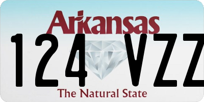 AR license plate 124VZZ
