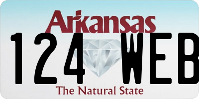 AR license plate 124WEB