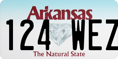 AR license plate 124WEZ