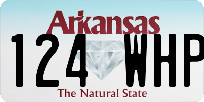 AR license plate 124WHP