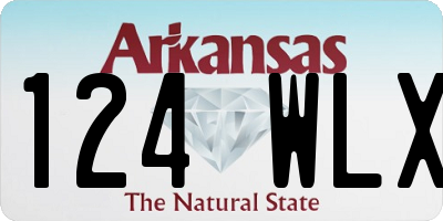 AR license plate 124WLX
