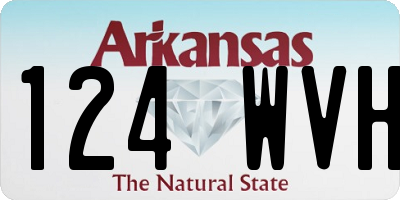 AR license plate 124WVH