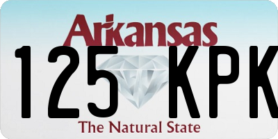 AR license plate 125KPK