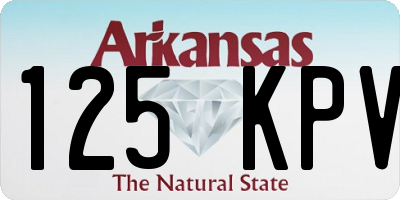 AR license plate 125KPV