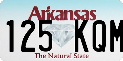 AR license plate 125KQM