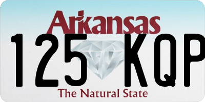 AR license plate 125KQP