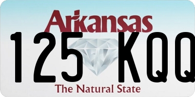 AR license plate 125KQQ