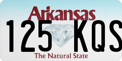 AR license plate 125KQS