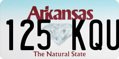 AR license plate 125KQU