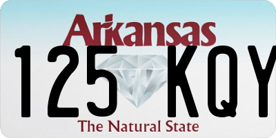 AR license plate 125KQY