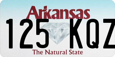 AR license plate 125KQZ