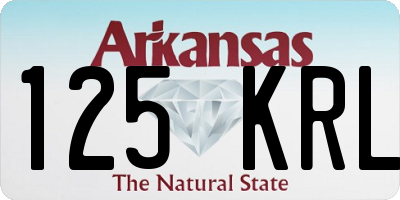 AR license plate 125KRL
