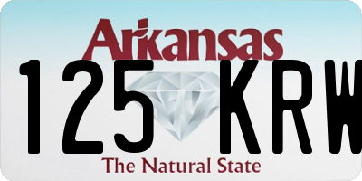 AR license plate 125KRW