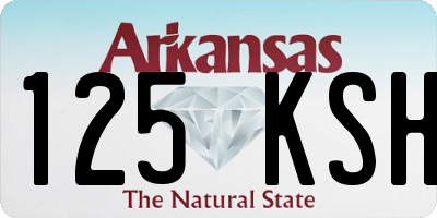 AR license plate 125KSH