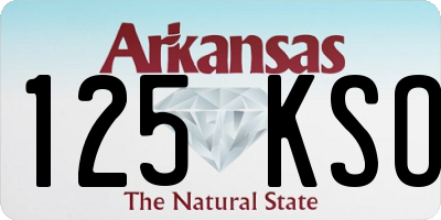AR license plate 125KSO