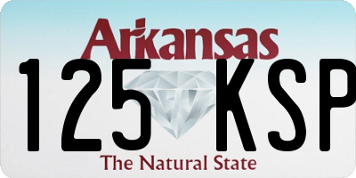 AR license plate 125KSP