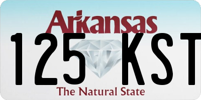 AR license plate 125KST