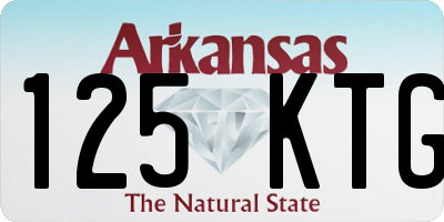 AR license plate 125KTG