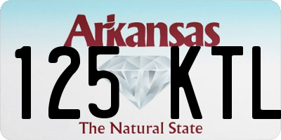 AR license plate 125KTL