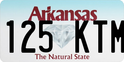 AR license plate 125KTM