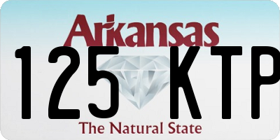 AR license plate 125KTP