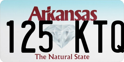 AR license plate 125KTQ