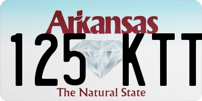 AR license plate 125KTT