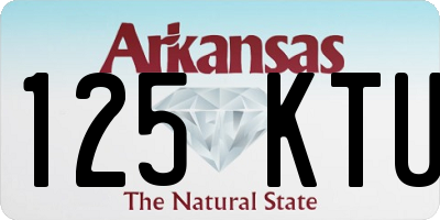 AR license plate 125KTU
