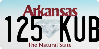 AR license plate 125KUB