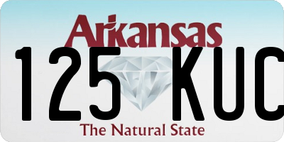 AR license plate 125KUC