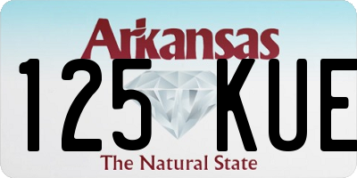 AR license plate 125KUE