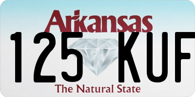 AR license plate 125KUF