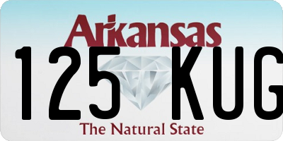 AR license plate 125KUG