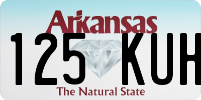 AR license plate 125KUH