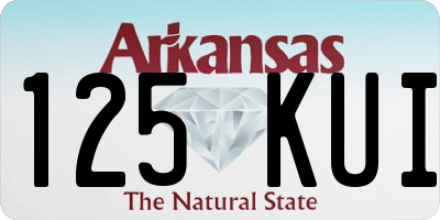 AR license plate 125KUI