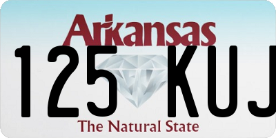 AR license plate 125KUJ