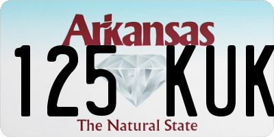 AR license plate 125KUK