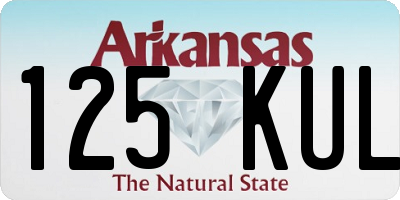 AR license plate 125KUL