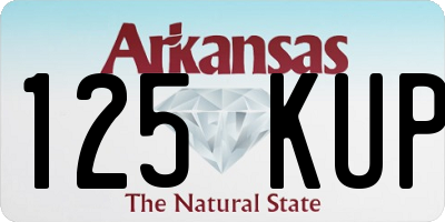 AR license plate 125KUP