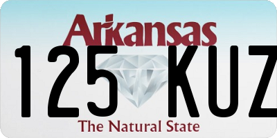 AR license plate 125KUZ