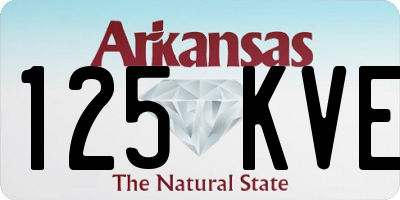 AR license plate 125KVE