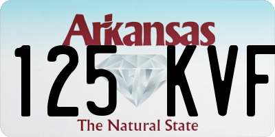 AR license plate 125KVF
