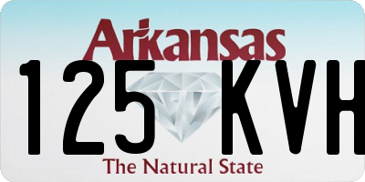 AR license plate 125KVH