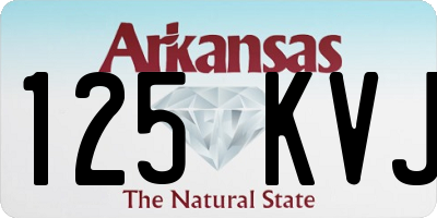 AR license plate 125KVJ