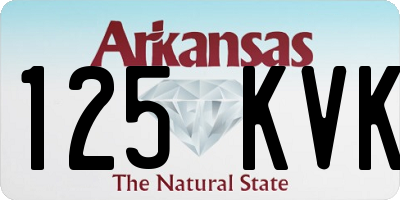 AR license plate 125KVK