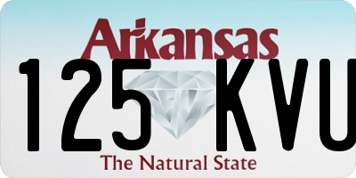 AR license plate 125KVU