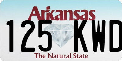 AR license plate 125KWD